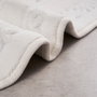 Mijölnir Juego de alfombrillas de baño de algodón 100% crema (2 piezas)